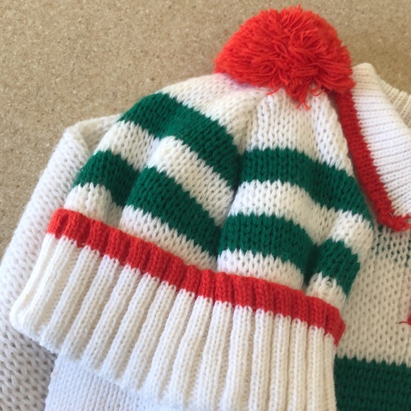 New-colorful toddler matching hat and sweater set - Picture 10 of 16